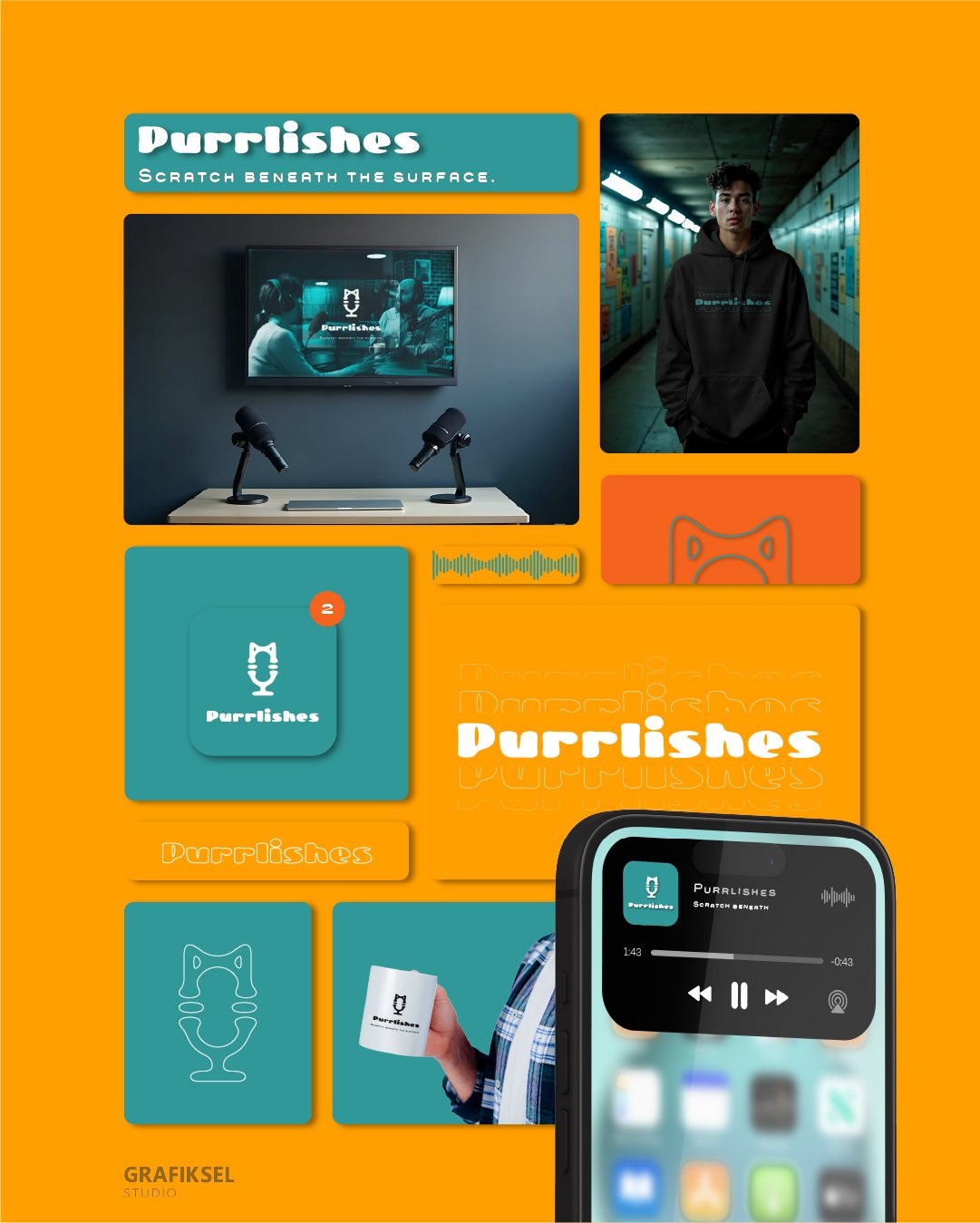 Visual identity orange